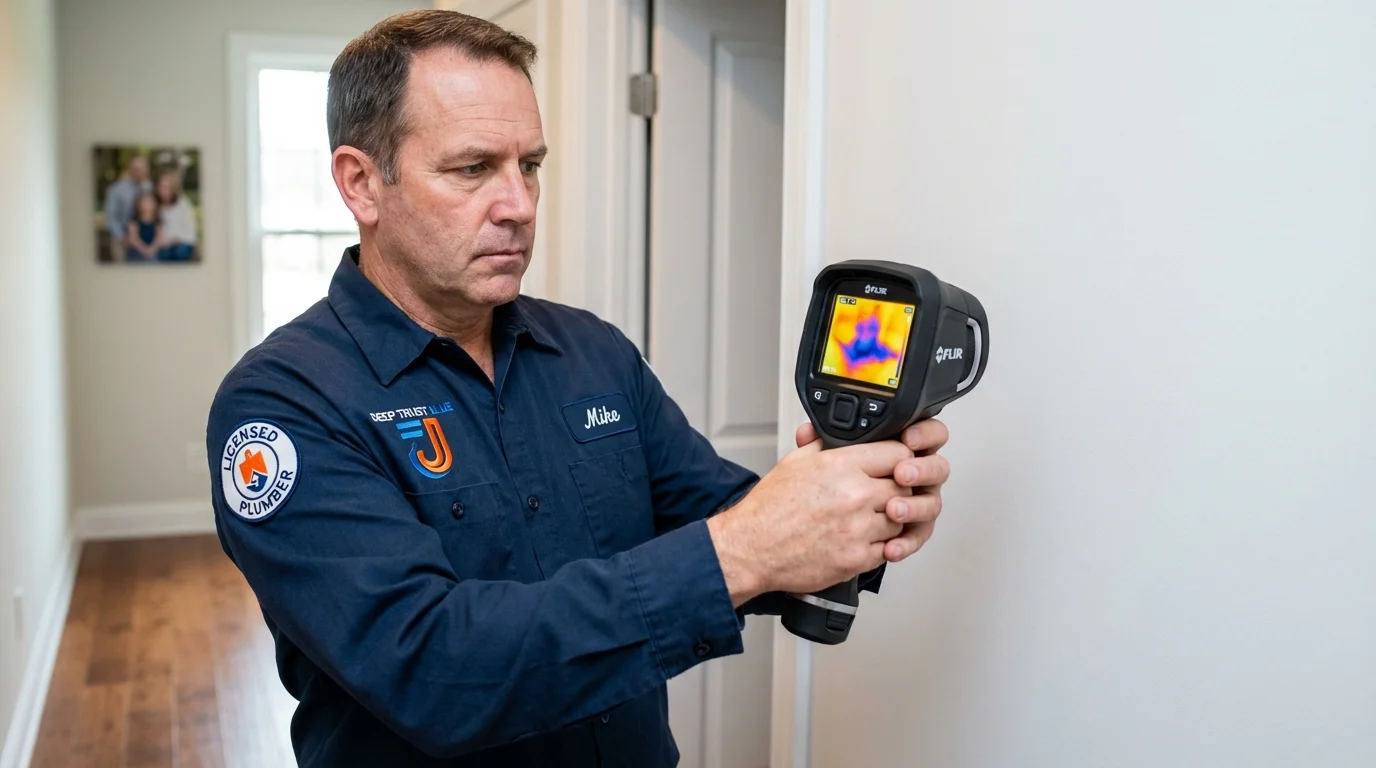 Thermal imaging leak detection by Johns Plumbing LLC in Dulce